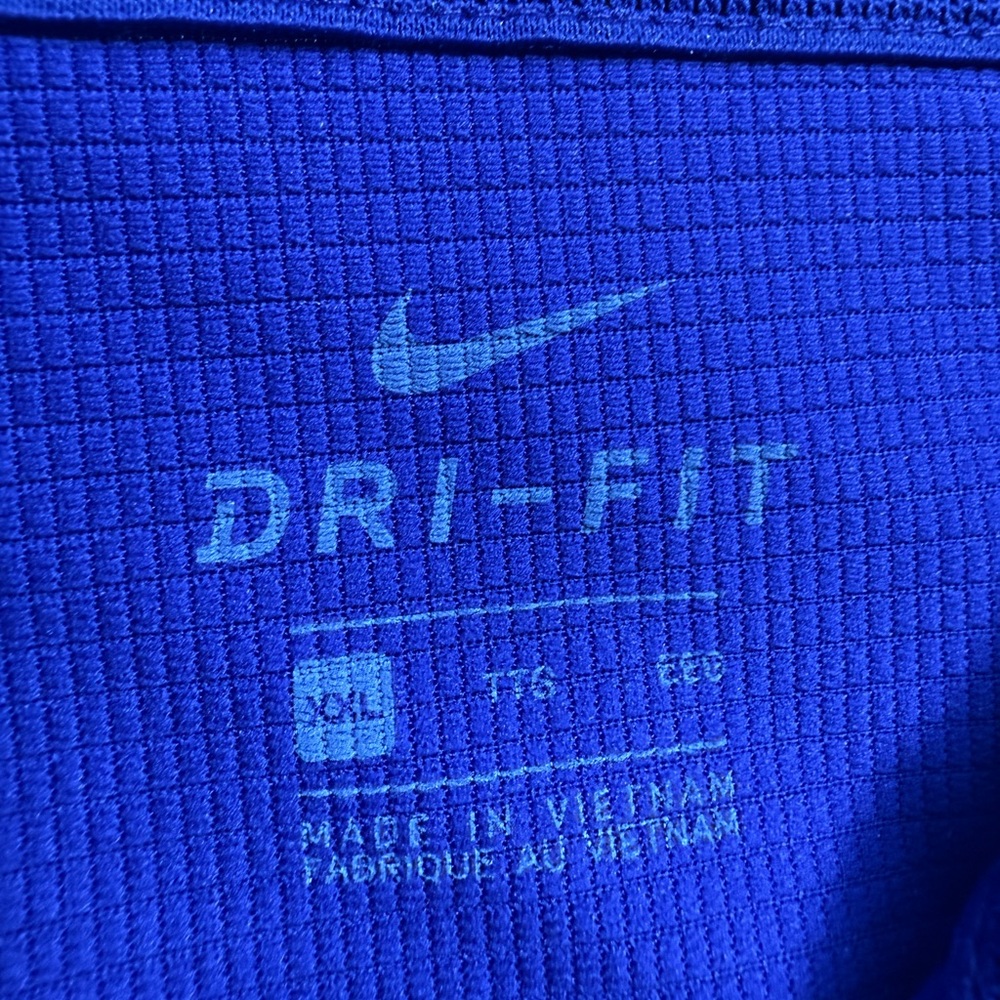 Nike Men's Purple and Gold Polo Shirt - Picture 3 of 6